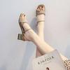 One Shoe and Two Sandals for Women In Summer 2025, New High Heels, Fashionable and Versatile, and Thick-heeled Cool Slippers for Outer Wear.