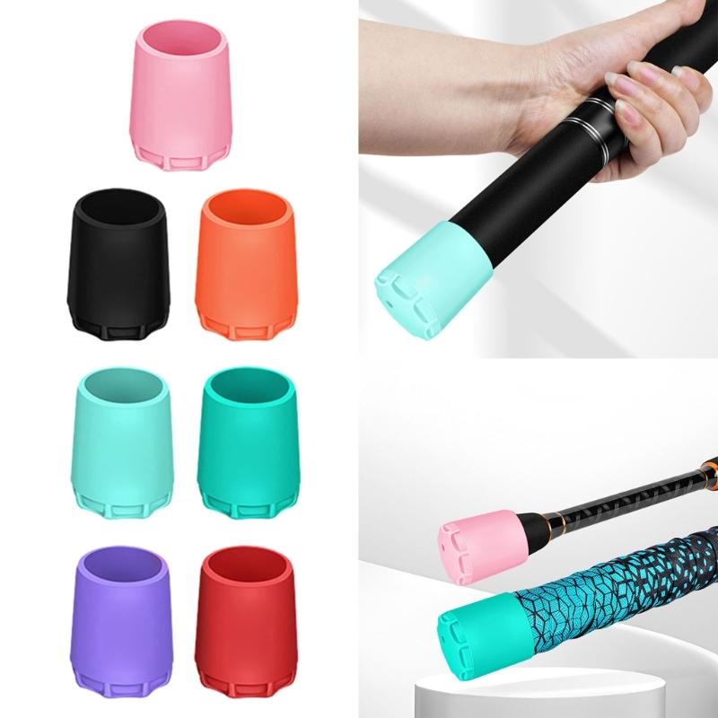 4pc Silicone Fishing Rod End Protector Caps Fishing Rod Tail Protector Butt Cushion Universal Handle End Protective Cover