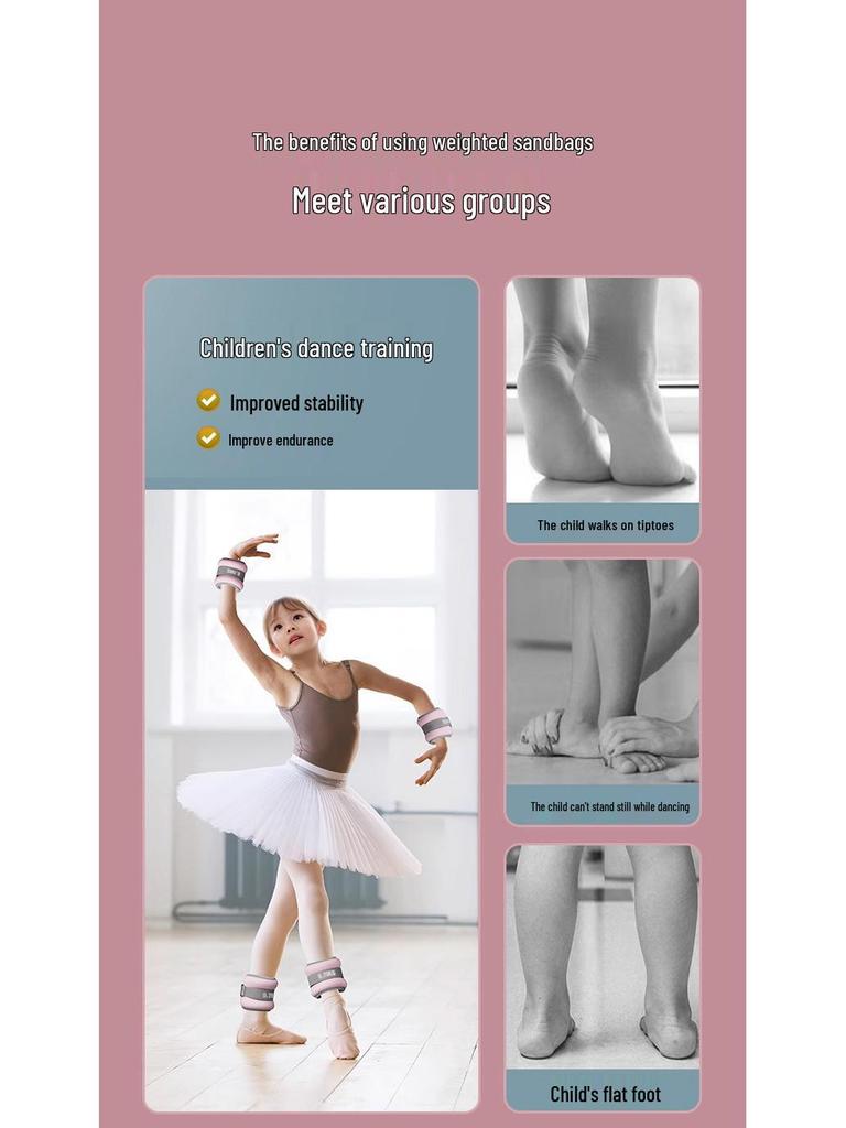 Sandbag Ankle & Wrist Weights for Running, Dance, Training & Outdoor Sports