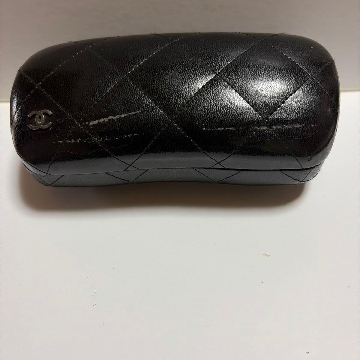 Used CHANEL Chanel Matelasse Cocomark Glasses Case Sunglasses Case Black