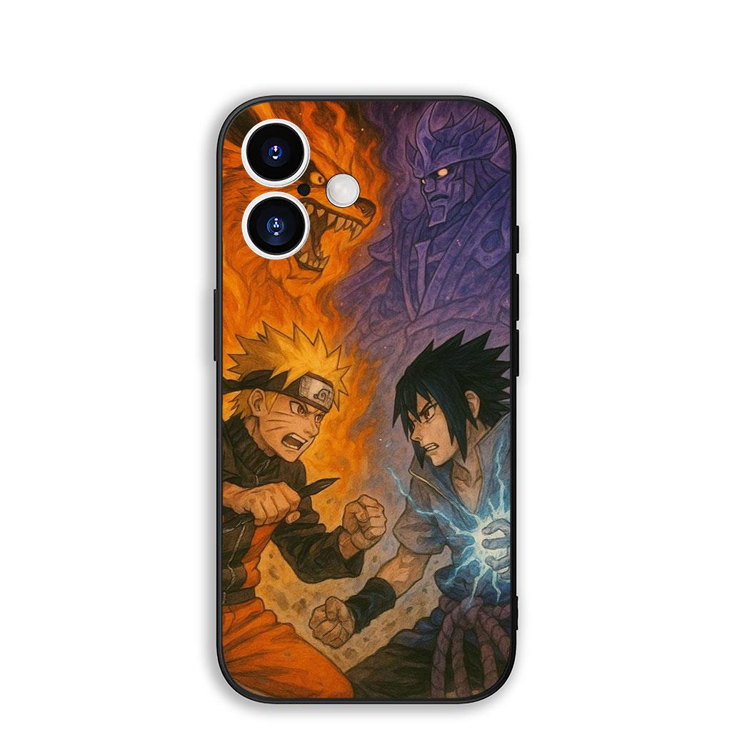 

for Apple iPhone 16 15 14 11 Pro Max 6 7 8 Plus + SE2 SE3 SE 2022 2020 8+ Phone Case Itachi Kakashi Sasuke Narutos Akatsuki iPhone SE 2020