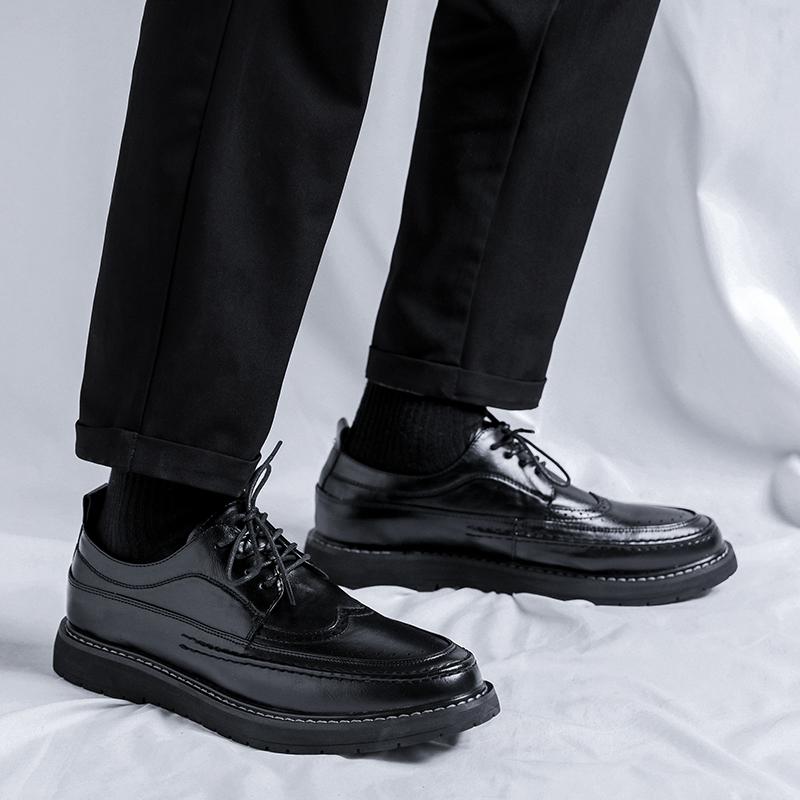 Casual Men's Leather Shoes Classic Retro Minimalist Style Outdoor Leisure Trend Party Daily Business Office Hot Selling Shoes