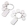 Heat Transfer Keychains Single-Sided Pendants Keychains for Sublimation Keyring