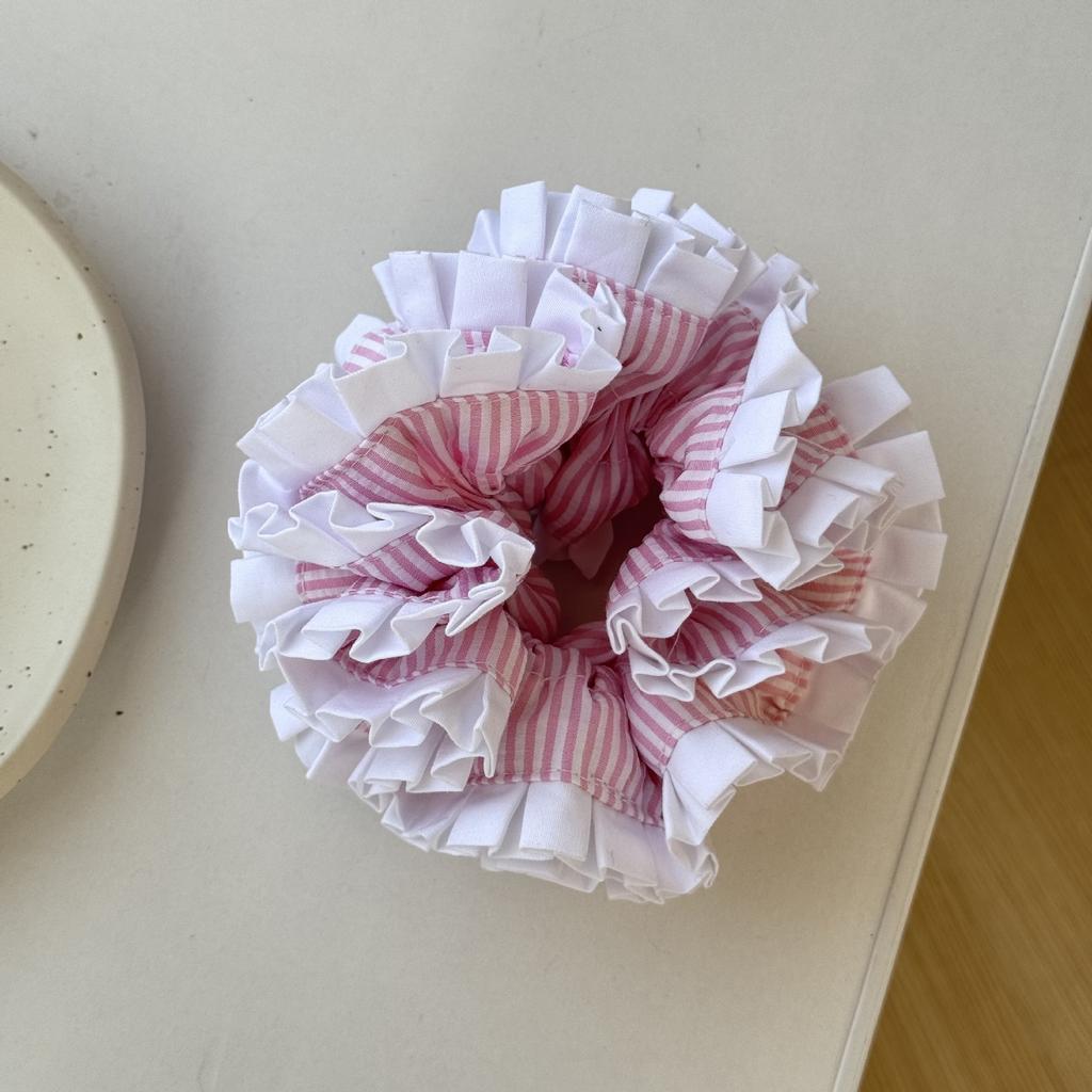 Große große Scrunchie Haaraccessoires für Frauen Mädchen koreanische Bänder elastisch führend Mode beliebt Erwachsene K-Pop neu im Geschenk Vintage