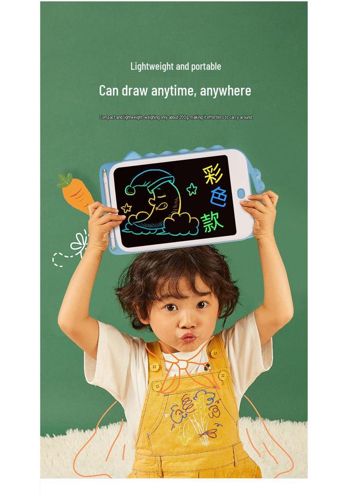 8.5" Dinosaur LCD Drawing Tablet for Kids - Electronic Handwriting & Graffiti Board
