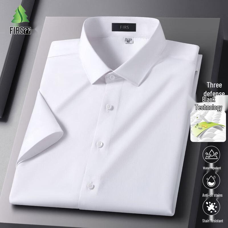 FIRS Men s Business Hydrophobic & Stain-Resistant Shirt 41
