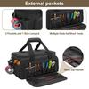 Upgraded 600D 14" Heavy Duty Tactical Tool Bag with Strap Non-Slip Base Multipurpose Work Organizer for Handyman,Carpenter