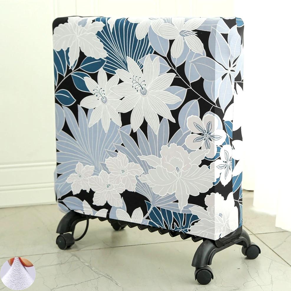Solid Color Portable Heater Radiator Dust Cover Thickened Elastic Household Oil Tin Radiator Protective Storage Dust Covers