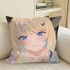 Ryuto x Runa Anime Kimizero Square Sofa Pillow Cover Solid Color Living Room Home Decor Cushion Case