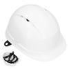 Breathable Hard Hat LDPE Lining White Adjustable Labour Protective Helmet for Construction Sites