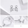 Yinziyun 925 Sterling Silver 26-Letter Charm Bracelet