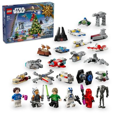 LEGO Star Wars LEGO Star Wars Kalendarz adwentowy 2024 Zabawka Zabawka Prezent Urodzinowy Blok Edukacyjny Boże Narodzenie Chłopcy Dziewczynki Dzieci 6 lat 7 lat 8