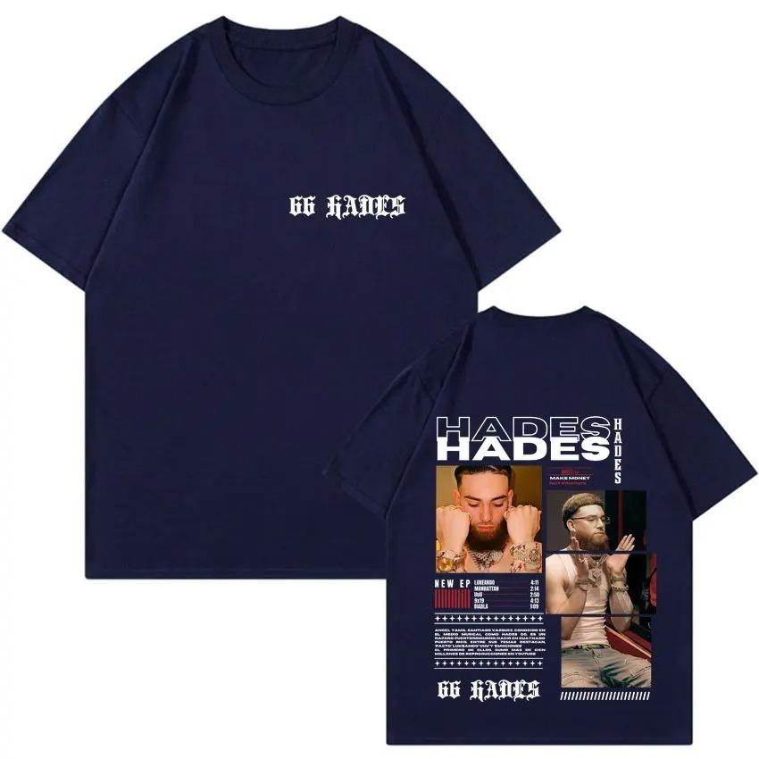 2026 Rapper Hades 66 Album Double Sided Print T Shrit Sports Short Sleeve Summer Women Men's Tshirt Casual Y2K Clothes Tee Fans Gift