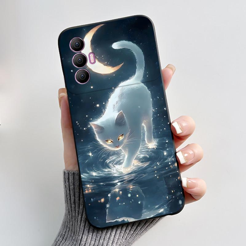 Cute Case For Tecno Spark 8 Pro Funda Capa Printing Shell Protective Cover Soft Silicone Cartoon Phone Casing Coque