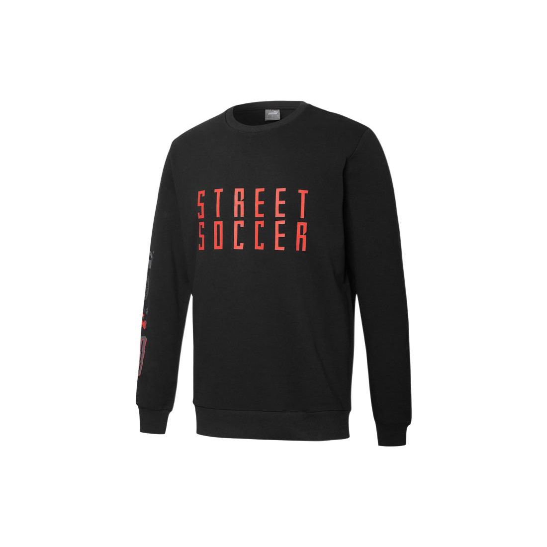 

Puma Acm Street Soccer Свитшот с круглым вырезом Мужской Свитшот Черный 758807-22 L