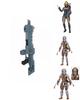 Neca 18 Predator Pvc Material Female Blood Warrior And Scar Blood Warrior Set Of Two