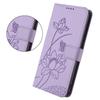 Étui Portefeuille en Cuir à Fleurs en Relief 3D avec Support Livre Pour iPhone 17 16 15 Pro Max Samsung S25 Xiaomi Redmi Note 14 Honor Oppo Fentes pour Cartes Rabat