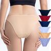 Sexy kalhotky do poloviny boků pro ženy Čistá bavlna Prodyšné Jednoduché Kalhotky s nízkým pasem Dívčí Bikiny Tenký pásek Dámské Spodní prádlo