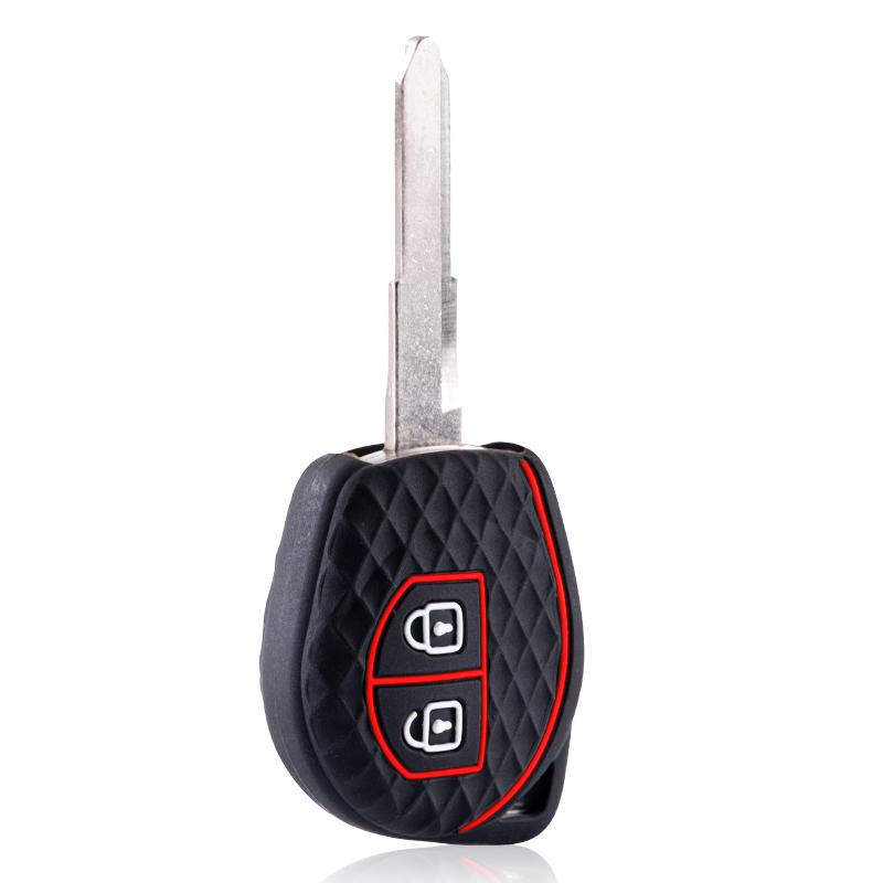 Car Key Case Full For Suzuki Celerio Swift Grand Vitara Sx4 Silicone Key Case Cover Fob Shell Holder Accessories