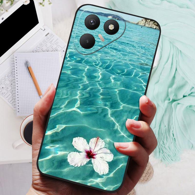 Für Tecno Pova 7 4G Hülle Pova7 LJ6 Schwarze Abdeckung Löwe Wolf Silikon Weiche Rückseitenhüllen Für Tecno Pova 7 Handyhülle Schutzhülle