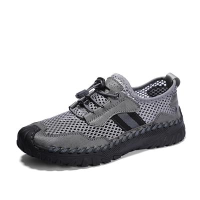 Fashion Summer Fashion Men's Mesh Shoes Hollow Breathable Beach Shoes Men's Outdoor Casual Shoes Sandals Men's Mountaineering Shoes