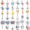 New 925 Sterlling Silver Migratory Bird Butterfly Bee Boutique Charm Bead Pendant Fit Original Bracelet DIY Jewerlry