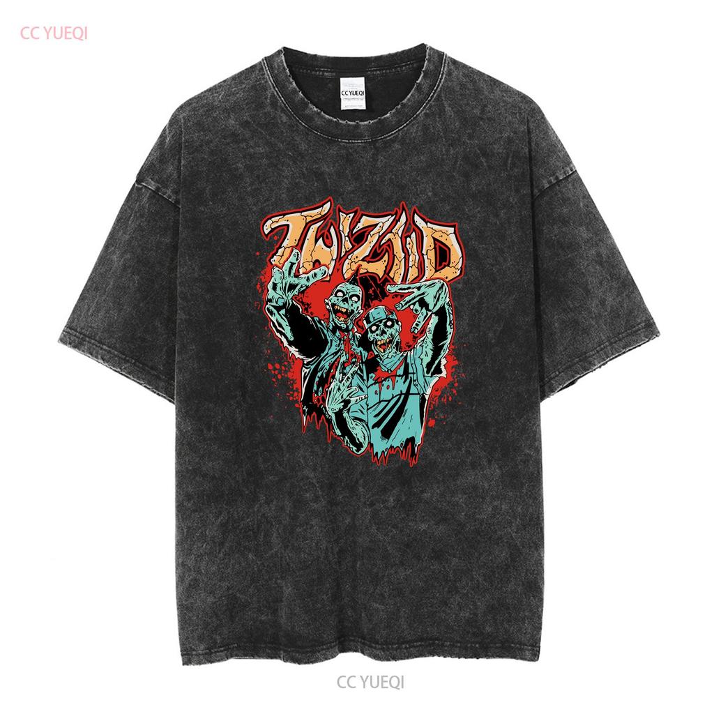 Twiztid Zombie T-Shirt vintage gewaschen leicht bequem dehnbar Unisex stilvoll Mode vielseitig weich Streetwear