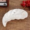 Fruit Tray, Alloy Cake Plate, Silver Large-Sized Leaf Shape Snack Disc,Nuts Organizer Wedding Party Desktop Decoration,22.5 cm
