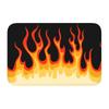 Custom Big Fire Orange Flames Doormat Anti-Slip Entrance Kitchen Bathroom Floor Door Mat Vintage Burning Flame Garden Carpet Rug