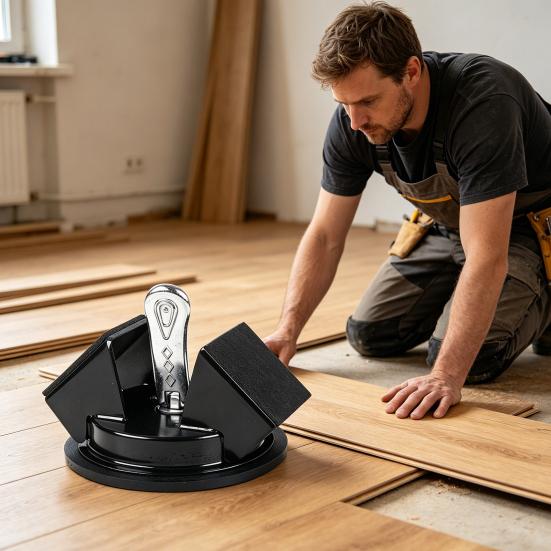 Podlahová přísavka Oboustranná 45stupňová strana pro úder Pevné kovové tělo Opravář spár v podlaze Nástroj na opravu spár v laminátové podlaze