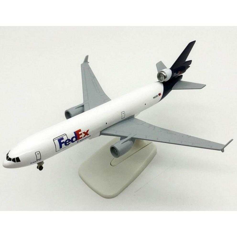 FedEx MD-11 Diecast Model letadla 20 cm s stojánkem
