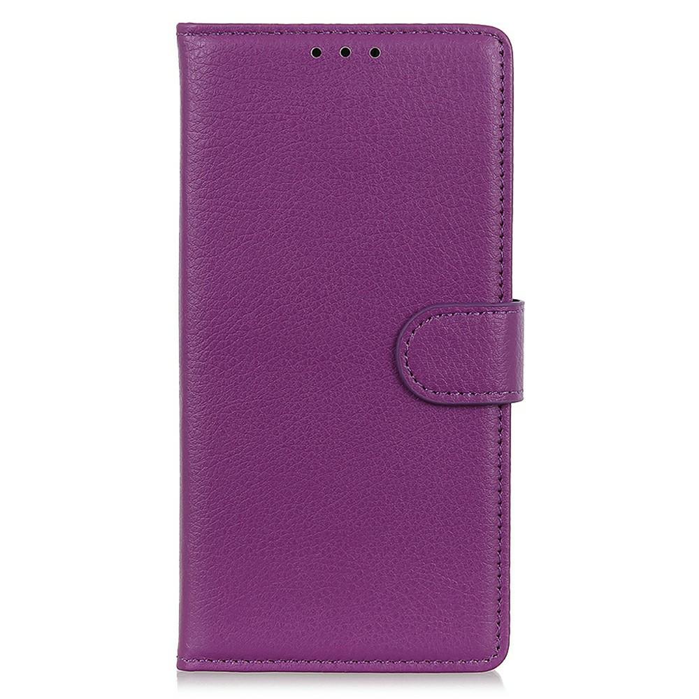 For iPhone 17 Pro Wallet Case PU Leather Phone Cover Litchi Texture