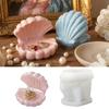 Multifunctional Silicone Organizers In Seashells Shape For Crafting Jewelry Holders And Small Item Storage Solution