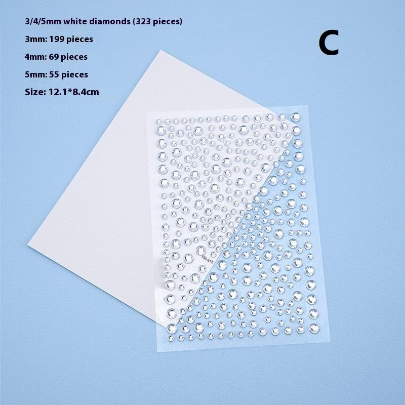 Göz Yüz Vücut Elmas Dövme Çıkartmaları Renkli Simli Rhinestone İnci Çıkartma Parti Makyajı İçin Yüz Dekalı Mücevher Aksesuarı