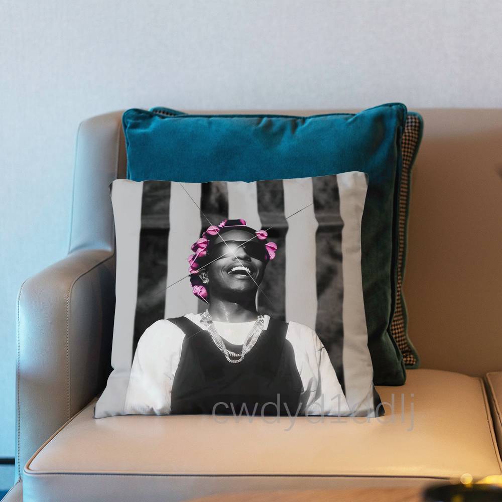 

AAsap Dont Be Dumb RRocky Pillow Case Short Plush Sofa Decorative Gift Home Doublesided Printing Cushio 30x30cm