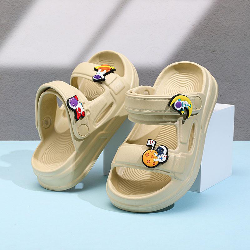 Cartoon Themed Adorable Summer Slippers For Boys Offering Comfort And Safety Nonslip