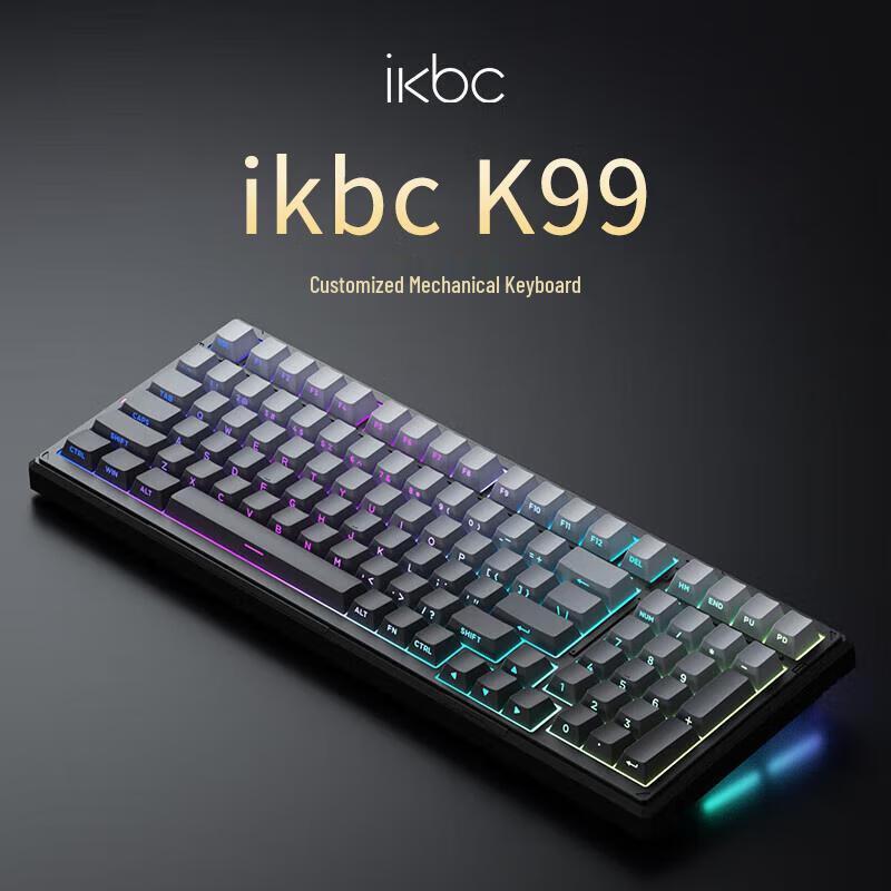 

ikbc K99 Tri-Mode RGB Customizable Mechanical Keyboard