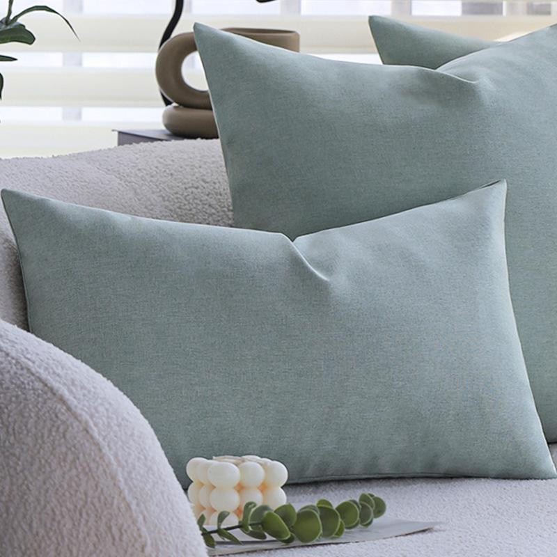 Summer Waterproof Pillow Linen Water-proof Technology Outdoor Pillow Cover Modern Simple Pillow Cover Pillow Cover Does Not Contain Core