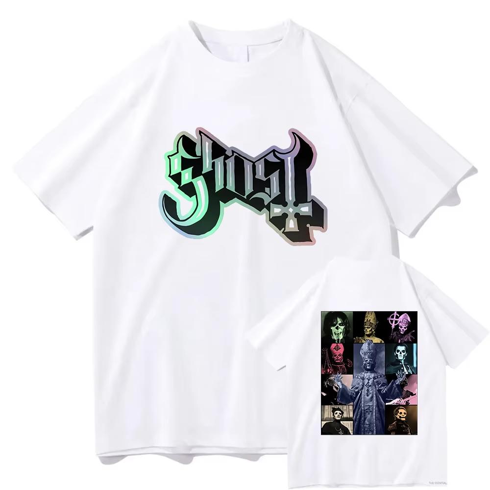GHOST SKELETÁ T Shirt 2025 New Album Fashion Men/Women Harajuku Graphic T-Shirt Unisex High Quality Aesthetic Cotton Tees Shirts
