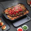 Large Capacity Grilling Pan Non-Stick Grilled Fish Plate Practical Grilled Fish Tray  Outdoor