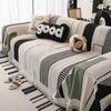 Tapis de Pique-nique de Camping Plaid pour Canapé de Salon Position Couple Moderne Luxe Plaid Color Block Couverture Douce