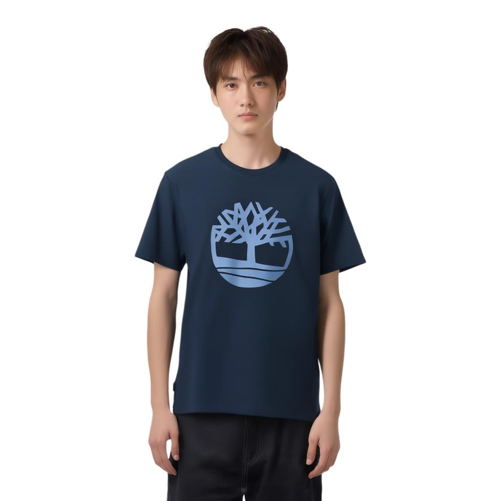 Timberland Printed Logo Short Sleeve Crew Neck T-Shirt Men Tops TB0A6281Z021