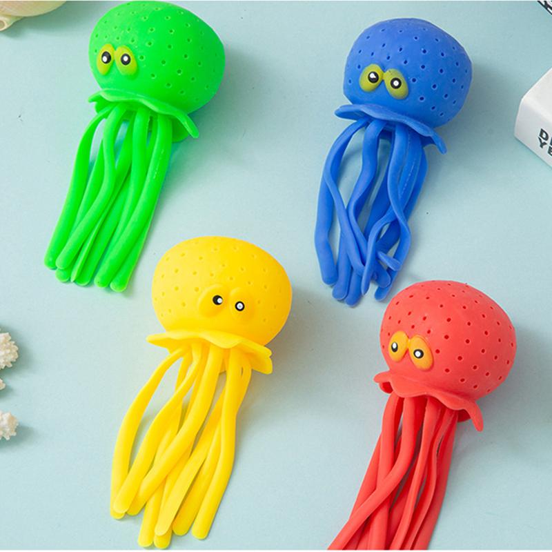 Spielerischer Oktopus spritzt Wasser beim Zusammendrücken Spielzeug Neu und Interessant Interaktives Spiel Perfekt für Festliche Partys Lustig