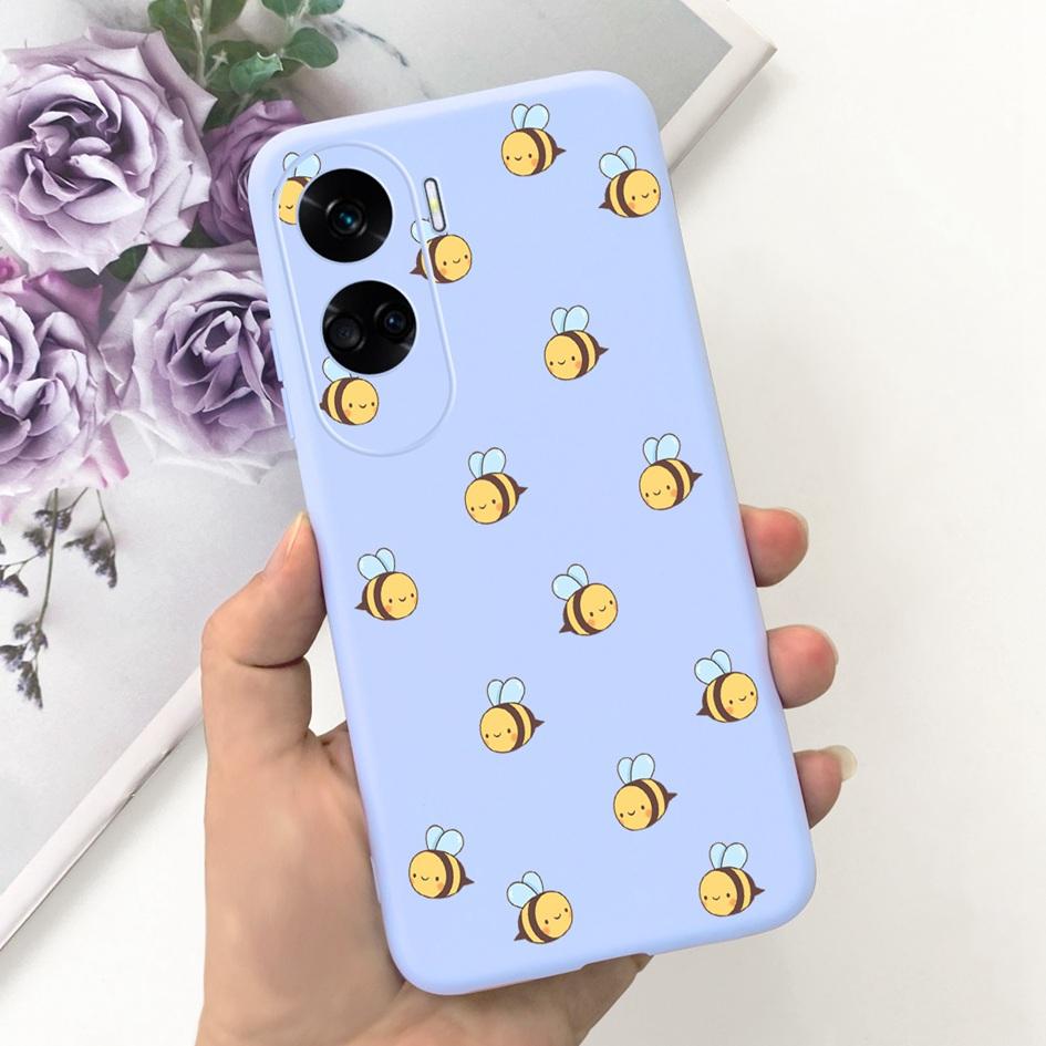 For Cover Honor 90 Lite Phone Case CRT-NX1 Fashion Butterfly Cartoon Slim TPU Soft Silicone Back Cover For Honor 90Lite 5G Funda