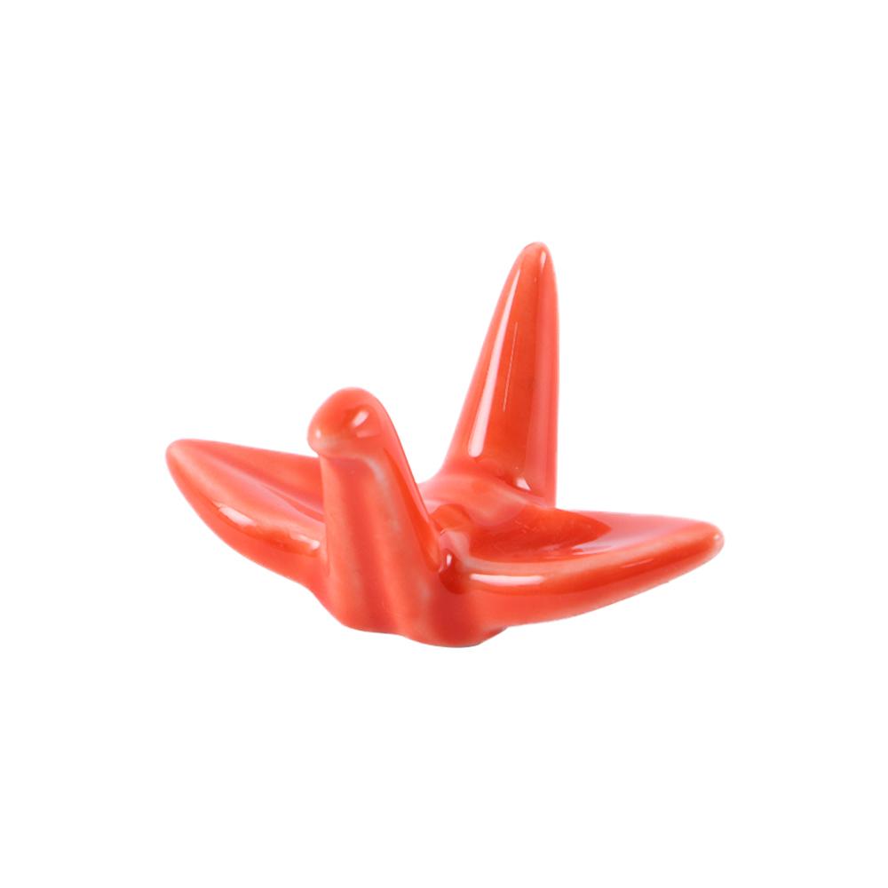 Porcelain Paper Crane Fork Rack Rest Ceramic Chopsticks Holder Chopsticks Stand Tableware Chopsticks Spoon Rack
