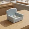 Couch Jewelry Box Creative Design Sofa for Vanity Table Red Short