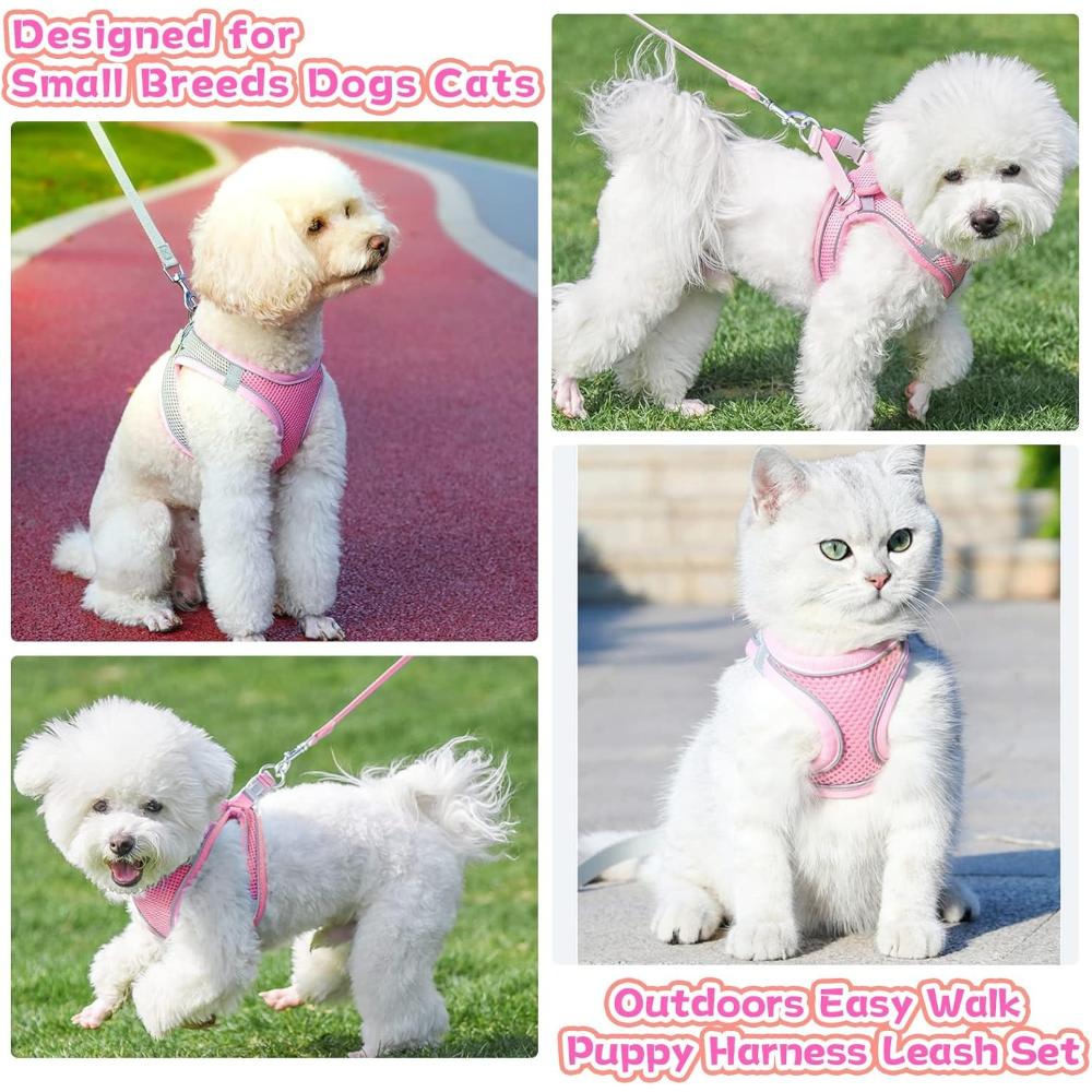 No-Pull Step-In Dog Harness – Breathable Mesh Adjustable Vest for Small Medium Large Dogs & Cats