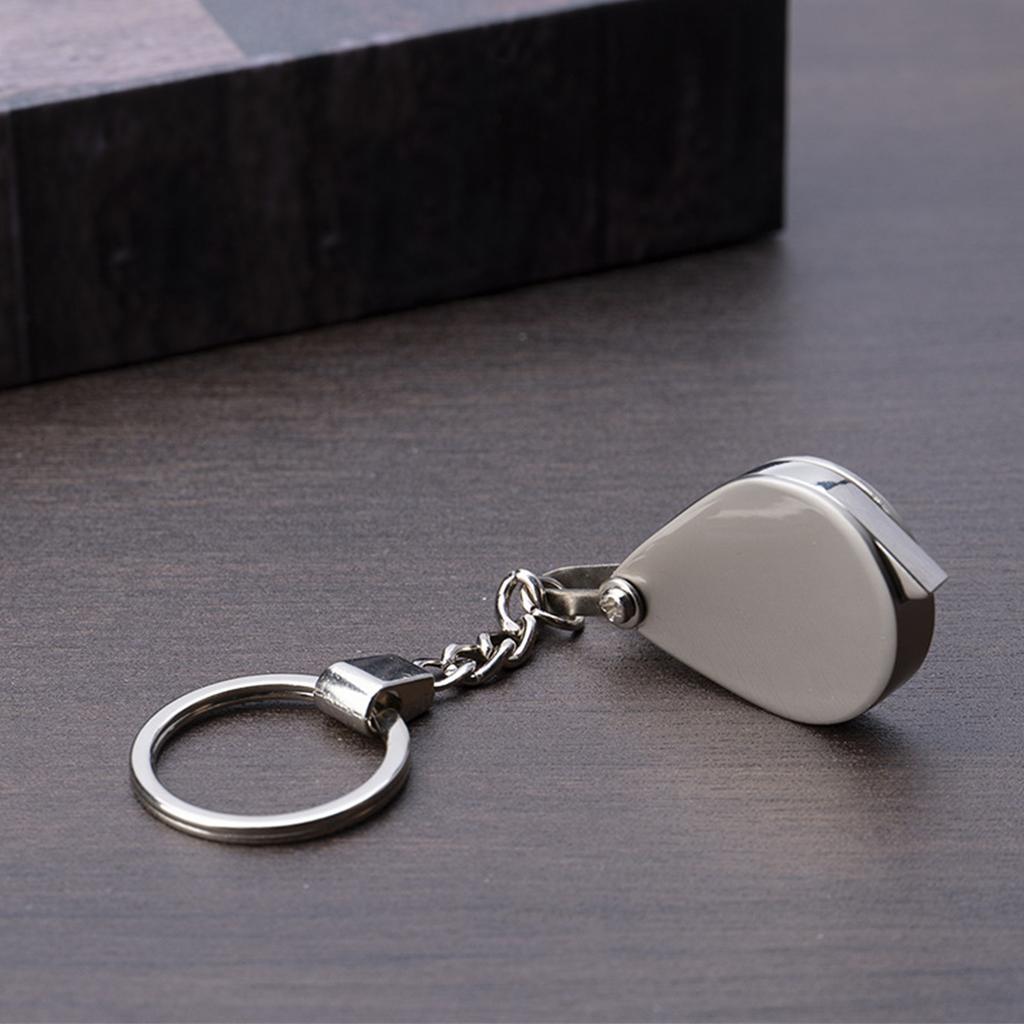 Handheld Magnifying Glass 30X Magnifying Lens Foldable Eye Loupe for Inspection Jewelry Stamps Pocket Keychain Magnifier