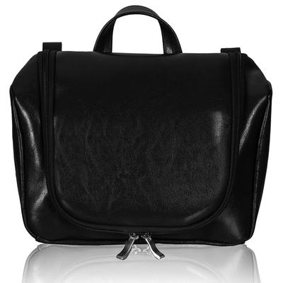 Tizano Km3 Leather Cosmetic Bag Black