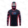 Mens Quick-Dry UV Protection Fishing Long Sleeve Rash Guard T-Shirt Summer Outdoor Sports Cycling Jersey